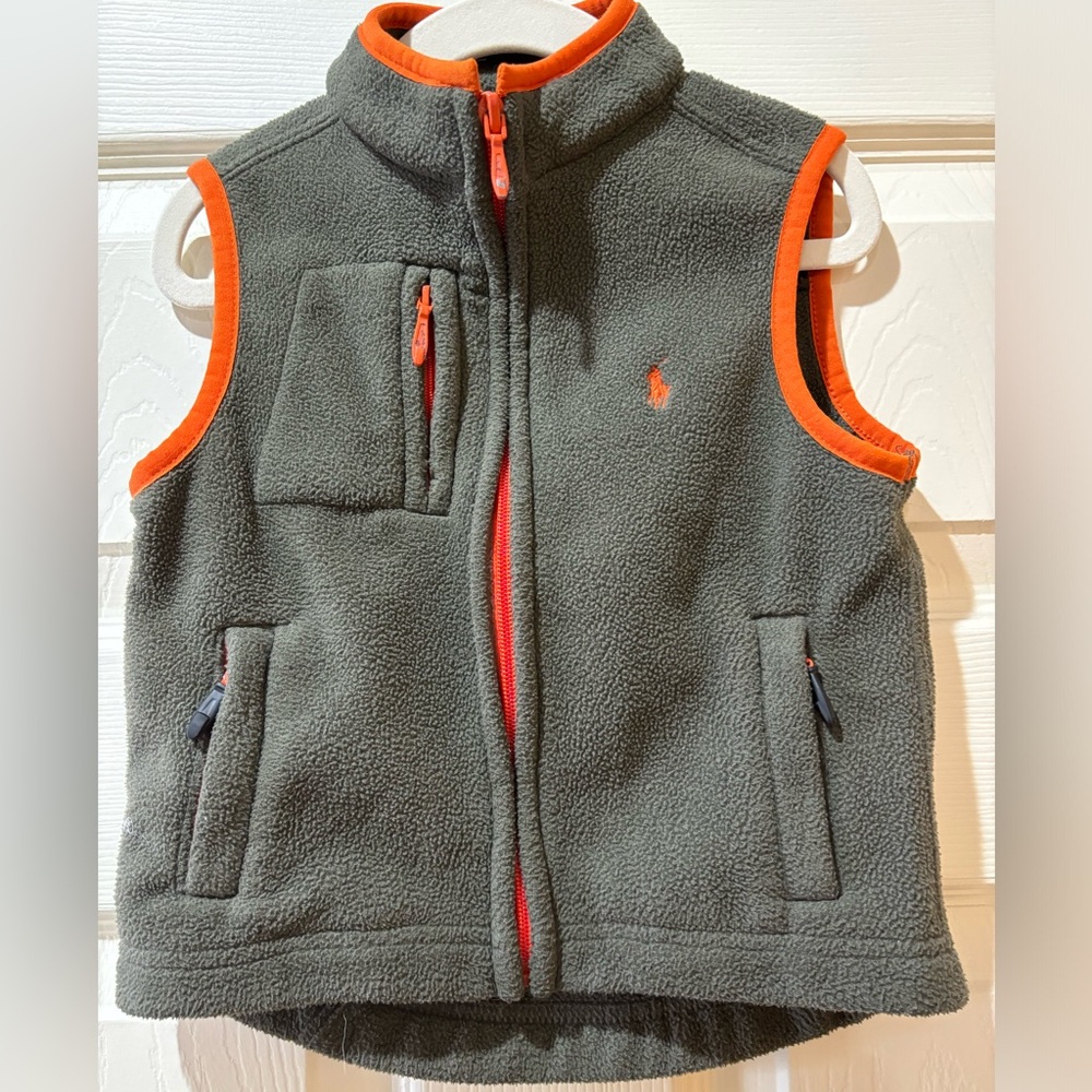 Boys Ralph Lauren Polo Fleece Vest 2T - Picture 1 of 6